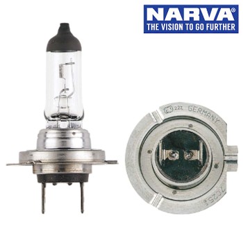 Narva 48339BL2 - 12V 55W PX26D Plus 100 Longer Life H7 Halogen Headlight Globe (2 Pack)